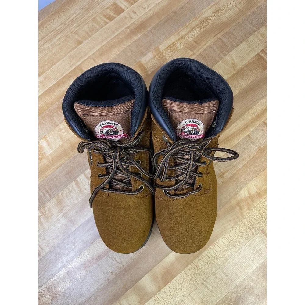 Brahma Steel Toe Boots Men's Size 7 Waterproof Safety Shoe Slip Resistant